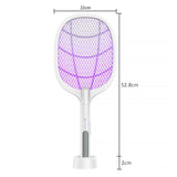 Rechargeable Mosquito Zapper Racket Fly Swatter_4