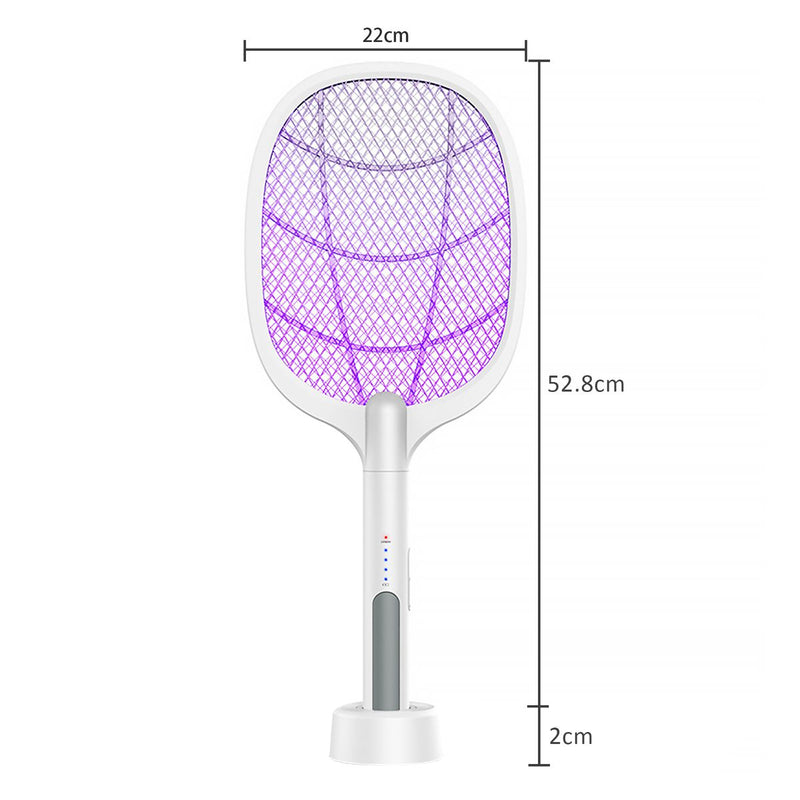 Rechargeable Mosquito Zapper Racket Fly Swatter_4